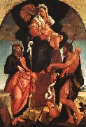 BASSANO, Jacopo Madonna and Child with Saints ff Sweden oil painting reproduction